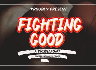 FIGHTING GOOD Font preview image 1
