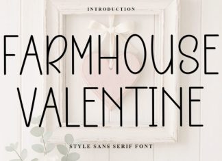 Farmhouse Valentine Font preview image 1