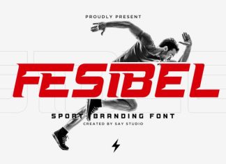 Fesibel – Sport Branding Font preview image 1