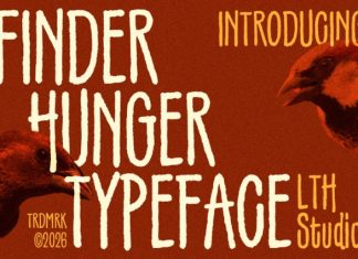 Finder Hunger Font preview image 1