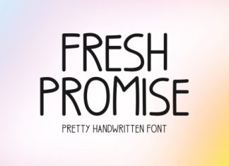 Fresh Promise Font preview image 1