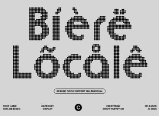 Gerline Disco Font preview image 3