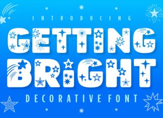 Getting Bright Font preview image 1