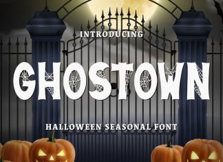 Ghostown Font preview image 1