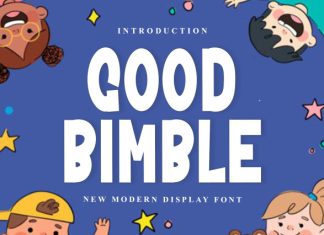 Good Bimble Font preview image 1