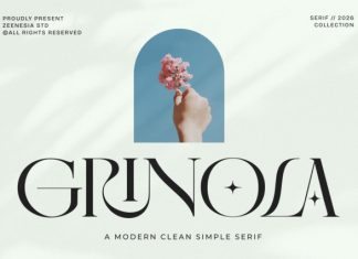 Grinola Font preview image 1