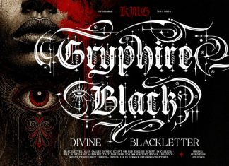 Gryphire Black Font preview image 1