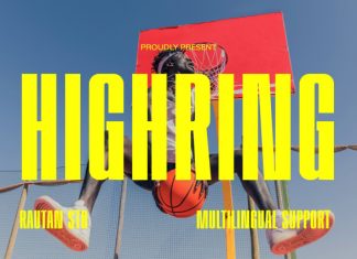 HIGHRING Font preview image 1
