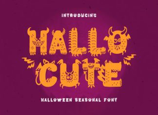 Hallocute Font preview image 1
