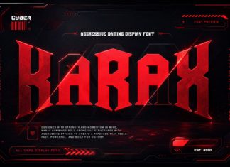 Harax Gaming Font preview image 1