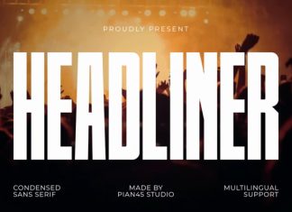 Headliner – Condensed Sans Serif Font preview image 1