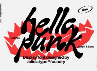 Hella Punk Display Font preview image 1