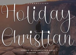 Holiday Christian Font preview image 1