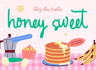 Honey Sweet Font preview image 1