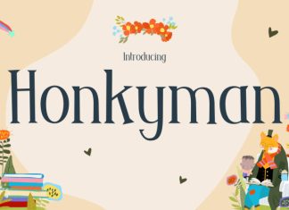 Honkyman Font preview image 1