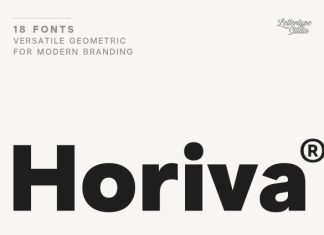 Horiva Sans Font preview image 1