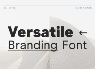 Horiva Sans Font preview image 2