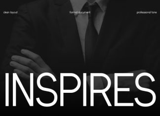 Inspires Font preview image 1