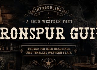 Ironspur Guild-Vintage Western Font preview image 1