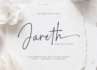 Jareth Signature Font preview image 1