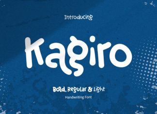 Kagiro Family Handwriting Font preview image 1
