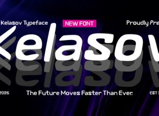 Kelasov Futuristic Display Font preview image 1
