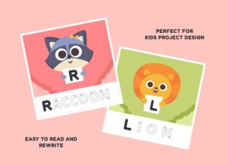 Kidos Outline Font preview image 3