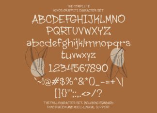 Kikos Graffiti Playful Display Font preview image 3