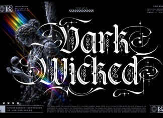 Kraken Gothic Typeface Font preview image 3
