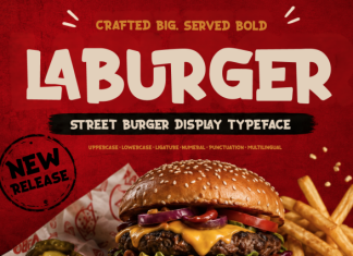 Laburger – Burger Display Font preview image 1