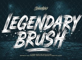 Legendary Brush – Urban Brush Font preview image 1