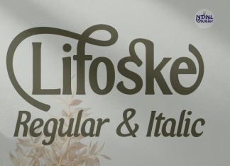 Lifoske Serif Font preview image 1