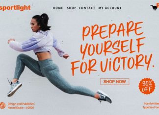 Luck Flows Organic Handwritten Font preview image 3