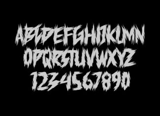 MANJEB  Horror Font preview image 2