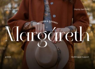 MARGARETH Font preview image 1