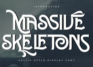 MASSIVE SKELETONS DEMO Font preview image 1