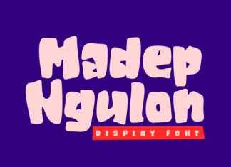 Madep Ngulon Font preview image 1