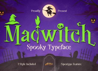 Madwitch – Halloween Font preview image 1