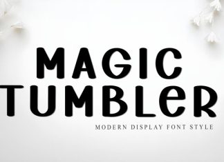 Magic Tumbler Font preview image 1