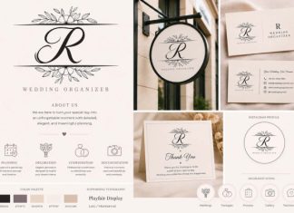 Malietha Flower Monogram Font preview image 3
