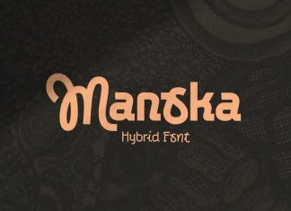 Manoka Font preview image 1