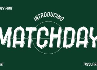 Matchday Font preview image 1