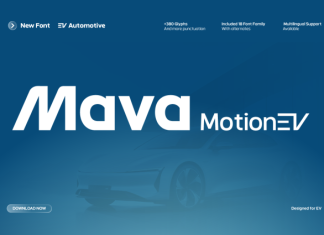 MavaMotionEV – Electric Vehicle Sans Font preview image 1