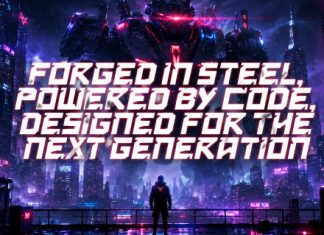 Mecha Core Futuristic Gaming Font preview image 2