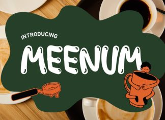 Meenum Font preview image 1