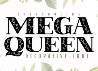 Mega Queen Font preview image 1