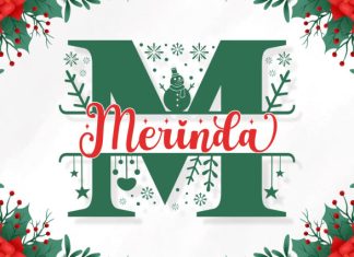 Merinda Font preview image 1