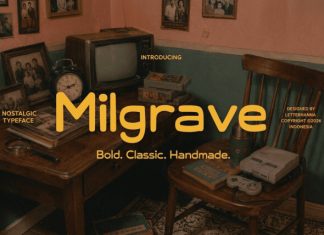 Milgrave Font preview image 1
