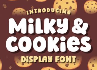 Milky and Cookies Font preview image 1
