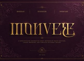 Monvele Luxury Serif Font preview image 1